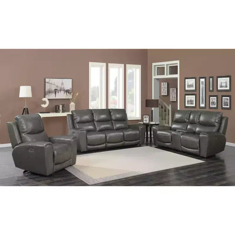 Divanetto Laurel reclinabile elettrico con console - Steve Silver Co.