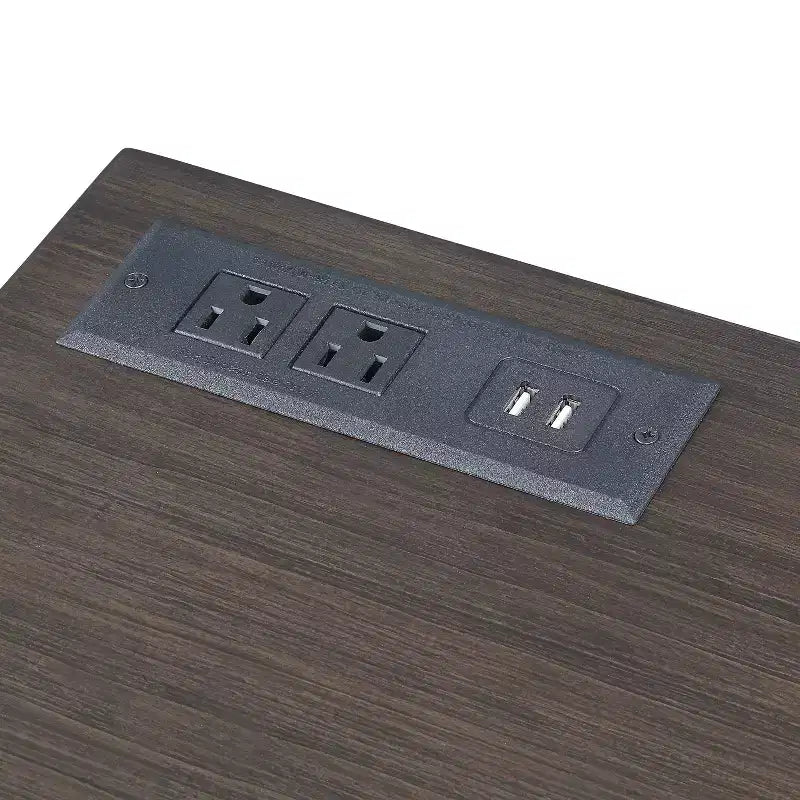 Scrivania Mendella con porte USB e prese elettriche - HOMES: Inside + Out
