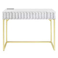 Mendella Writing Desk with USB Ports & Outlets - HOMES: Inside + Out