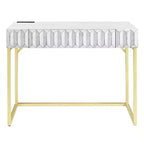Mendella Writing Desk with USB Ports & Outlets - HOMES: Inside + Out