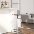 Sgabello da bar in stile industriale Merrick Lane con sedile girevole regolabile in altezza