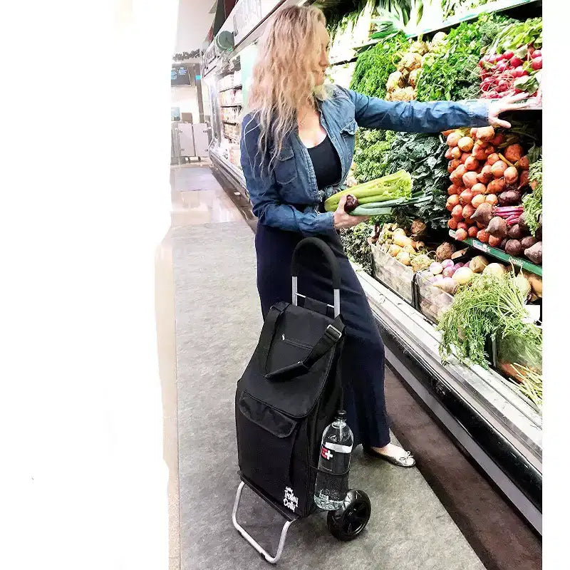 dbest products Trolley Dolly Carrello della spesa pieghevole con ruote, borsa rimovibile, carrello a mano personale con ruote