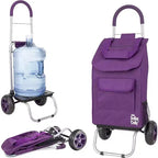 dbest products Trolley Dolly Carrello della spesa pieghevole con ruote, borsa rimovibile, carrello a mano personale con ruote