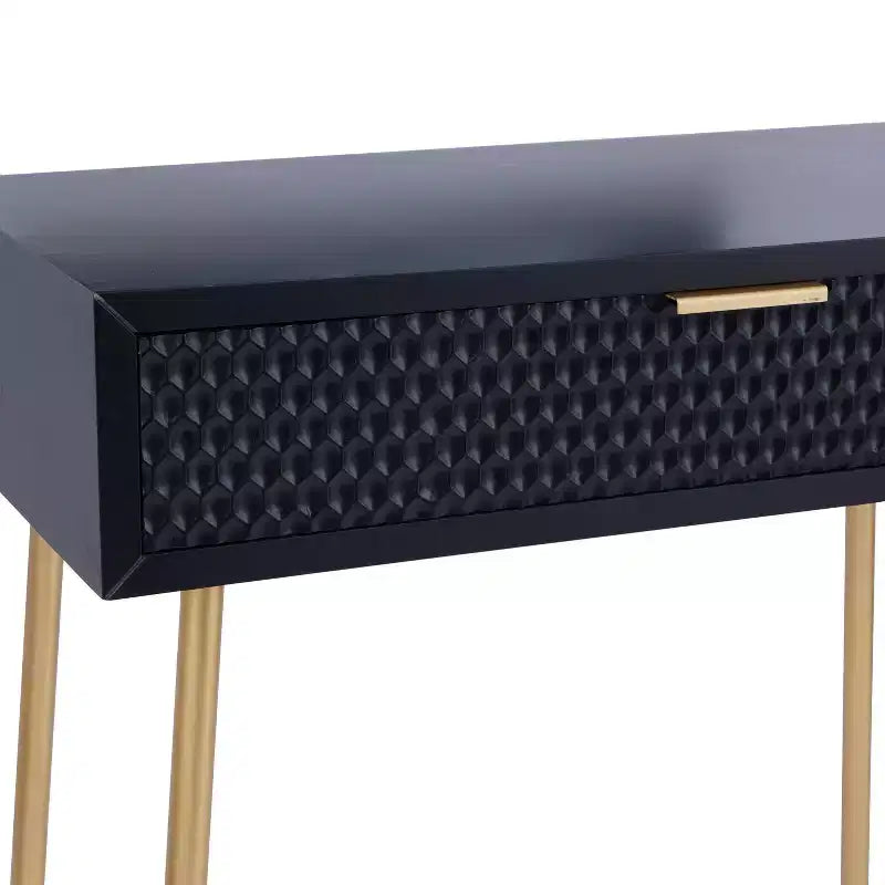 Set di 2 Tavoli Consolle in Legno Stile Contemporaneo con Specchio - Olivia & May