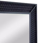 Set di 2 Tavoli Consolle in Legno Stile Contemporaneo con Specchio - Olivia & May