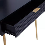Set di 2 Tavoli Consolle in Legno Stile Contemporaneo con Specchio - Olivia & May