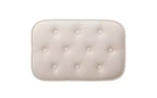 BirdRock Home Pouf Curvo Trapuntato - Sgabello Poggiapiedi in Velluto - Marrone Chiaro