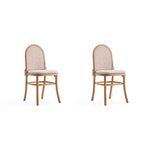 Set di 2 sedie da pranzo Paragon con cuscini grigi - Manhattan Comfort