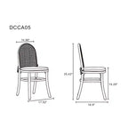 Set di 2 sedie da pranzo Paragon con cuscini grigi - Manhattan Comfort
