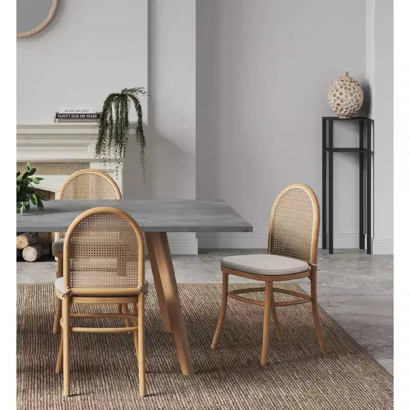 Set di 2 sedie da pranzo Paragon con cuscini grigi - Manhattan Comfort