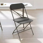 Flash Furniture Hercules Big and Tall Commercial Folding Chair - Sedia Pieghevole Commerciale Extra Large Capacità 295 kg - Plastica Resistente - Confezione da 4