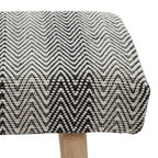 Panca Imbottita in Legno e Cotone Stile Bohemien - Olivia & May
