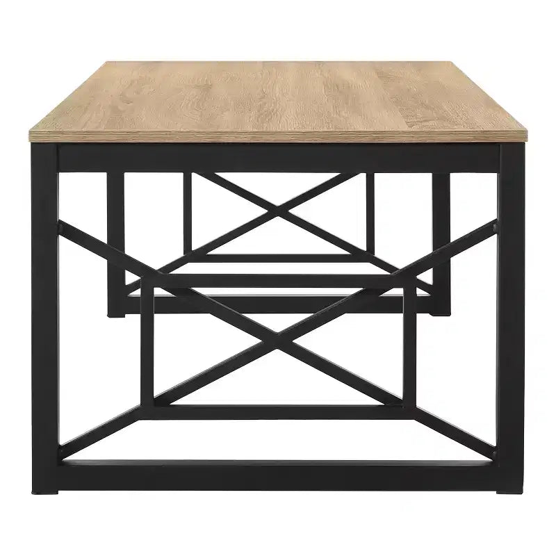 Set tavolino da caffè e tavolino laterale Daxton 2pz - miBasics