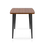 Tavolo da pranzo in legno Shirin Mid-Century da 60 - HOMES: Inside + Out