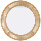 Northlight 30 Round Woven Style Wall Mirror