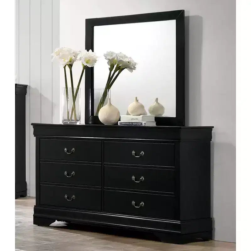 Sliver Dresser and Mirror Set - HOMES: Inside + Out