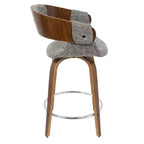 Set di 2 sgabelli da bancone imbottiti Elisa - Lumisource