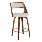 Set di 2 sgabelli da bar imbottiti Cecina altezza bancone - Lumisource