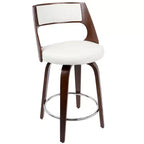 Set di 2 sgabelli da bar imbottiti Cecina altezza bancone - Lumisource