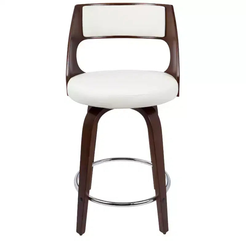 Set di 2 sgabelli da bar imbottiti Cecina altezza bancone - Lumisource