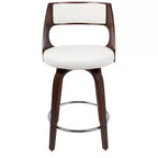 Set di 2 sgabelli da bar imbottiti Cecina altezza bancone - Lumisource