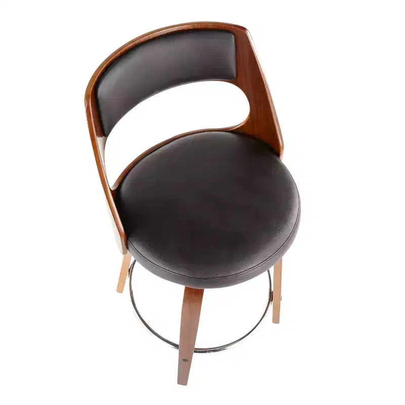 Set di 2 sgabelli da bar imbottiti Cecina altezza bancone - Lumisource
