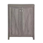 FC Design Modern 2-Door Shoe Storge Cabinet for 15 Pairs of Shoes