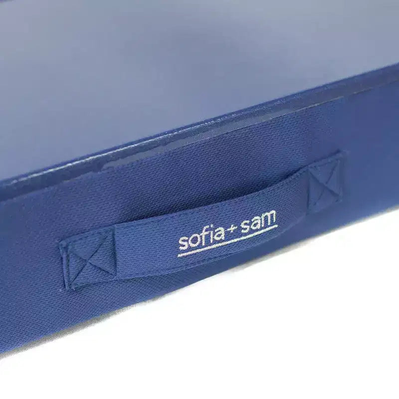 Sofia + Sam Tavolino da letto multiuso con cuscino in memory foam - Blu