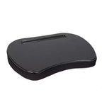 Sofia + Sam Tavolino da letto mini per PC portatile con memory foam e slot per tablet - Nero