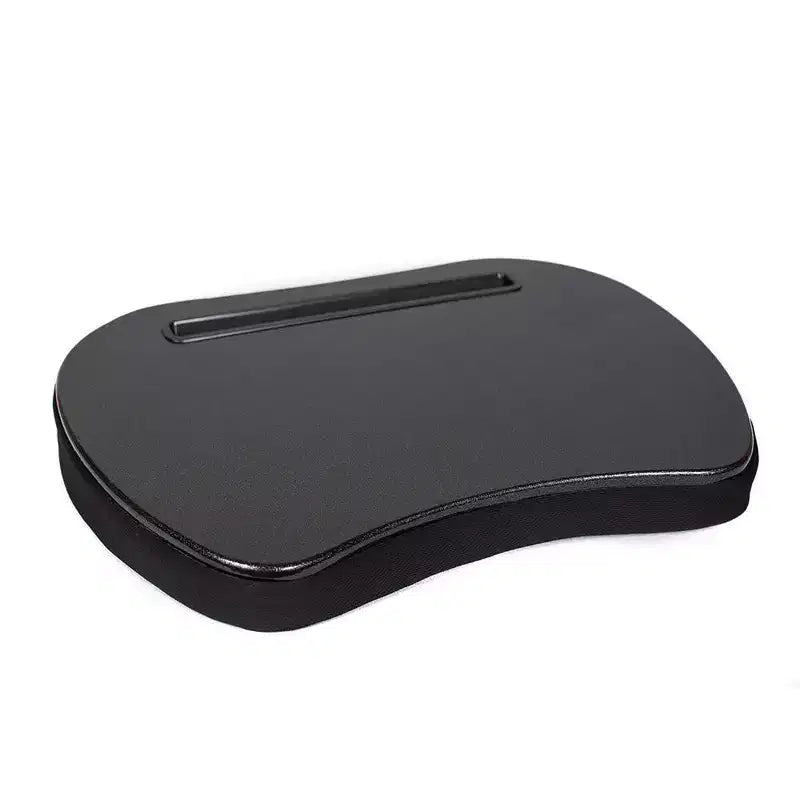 Sofia + Sam Tavolino da letto mini per PC portatile con memory foam e slot per tablet - Nero