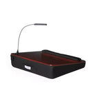 Tavolino da letto portatile in memory foam Sofia + Sam con luce USB – Nero