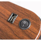 Tavolino da letto portatile in memory foam Sofia + Sam con luce USB – Nero
