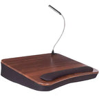 Tavolino da letto portatile in memory foam Sofia + Sam con luce USB – Nero