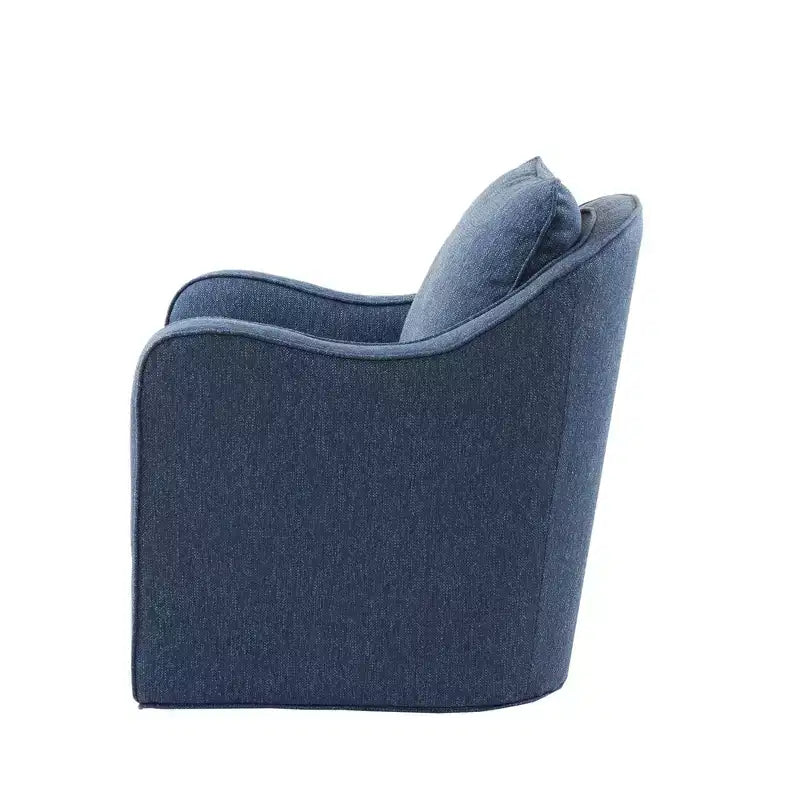Poltrona girevole Mitchell con seduta ampia - Madison Park