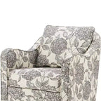 Poltrona girevole Mitchell con seduta ampia - Madison Park