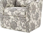 Poltrona girevole Mitchell con seduta ampia - Madison Park