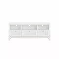 55 Traditional Natural Wood TV Stand for TVs up to 60 with Drawer - Home Essentials