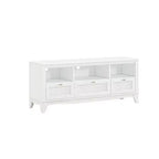Mobile TV 55" tradizionale in legno naturale per TV fino a 60" con cassetto - Home Essentials