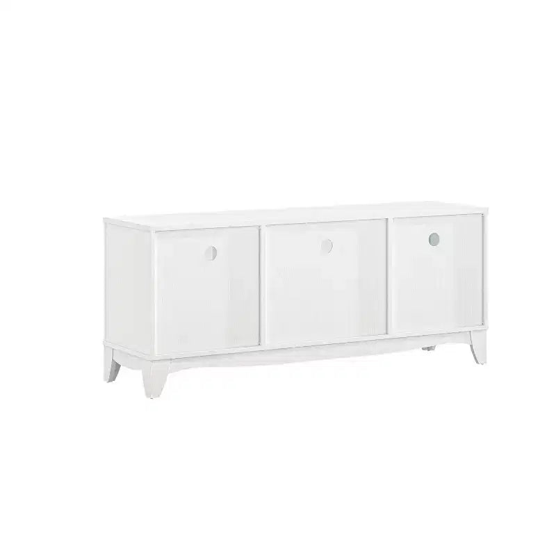 Mobile TV 55" tradizionale in legno naturale per TV fino a 60" con cassetto - Home Essentials