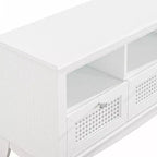Mobile TV 55" tradizionale in legno naturale per TV fino a 60" con cassetto - Home Essentials