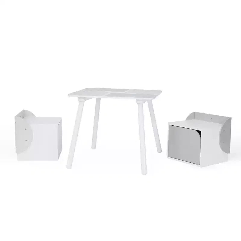 Fantasy Fields by Teamson Kids - Tavolo e sedie per bambini Biscay Bricks - Grigio