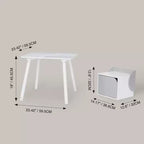 Fantasy Fields by Teamson Kids - Tavolo e sedie per bambini Biscay Bricks - Grigio
