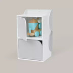 Fantasy Fields by Teamson Kids - Tavolo e sedie per bambini Biscay Bricks - Grigio