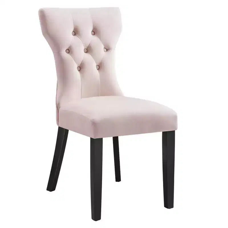 Set di 2 sedie da pranzo in velluto Performance Silhouette - Modway