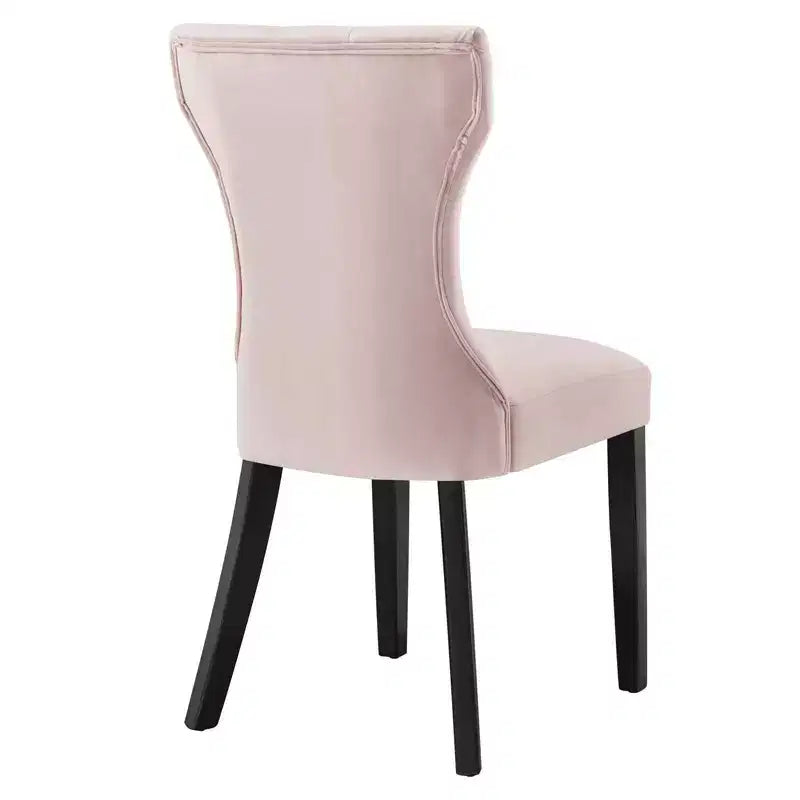Set di 2 sedie da pranzo in velluto Performance Silhouette - Modway