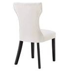 Set di 2 sedie da pranzo in velluto Performance Silhouette - Modway