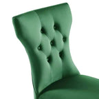 Set di 2 sedie da pranzo in velluto Performance Silhouette - Modway