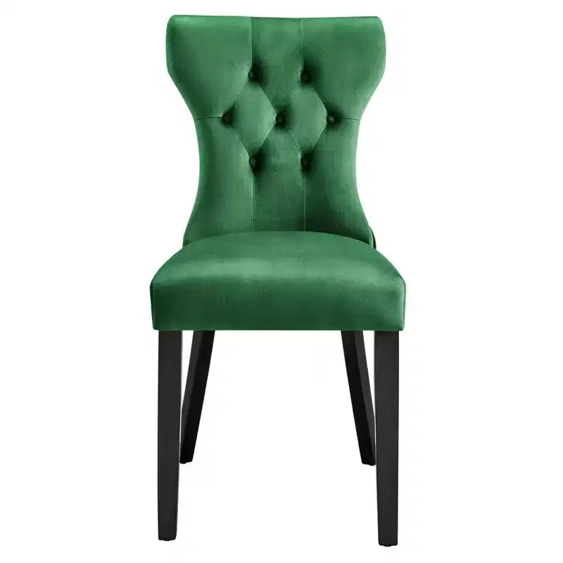 Set di 2 sedie da pranzo in velluto Performance Silhouette - Modway