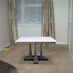 Tavolo da pranzo Yabeina Finitura marmo/quercia grigia - Acme Furniture