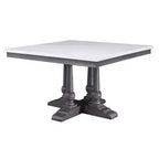 Tavolo da pranzo Yabeina Finitura marmo/quercia grigia - Acme Furniture